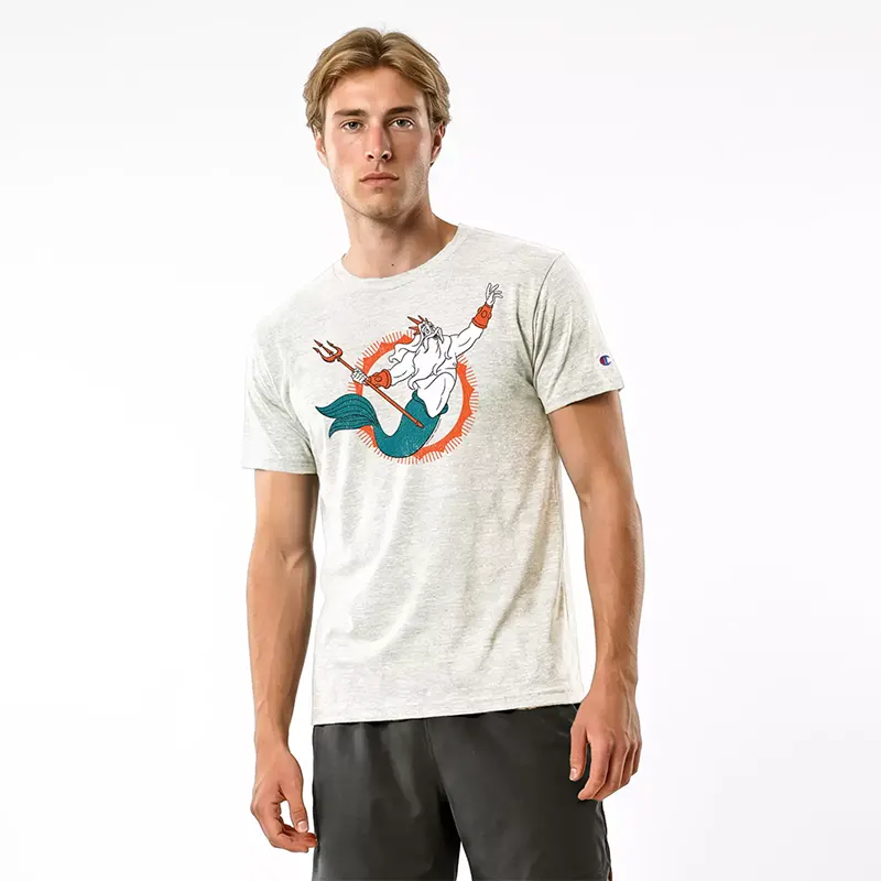 Champion NFL x Disney King Triton Miami Dolphins T-shirt - Image 4