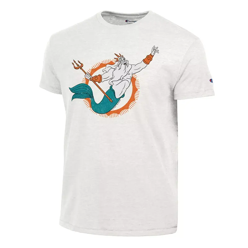 Champion NFL x Disney King Triton Miami Dolphins T-shirt