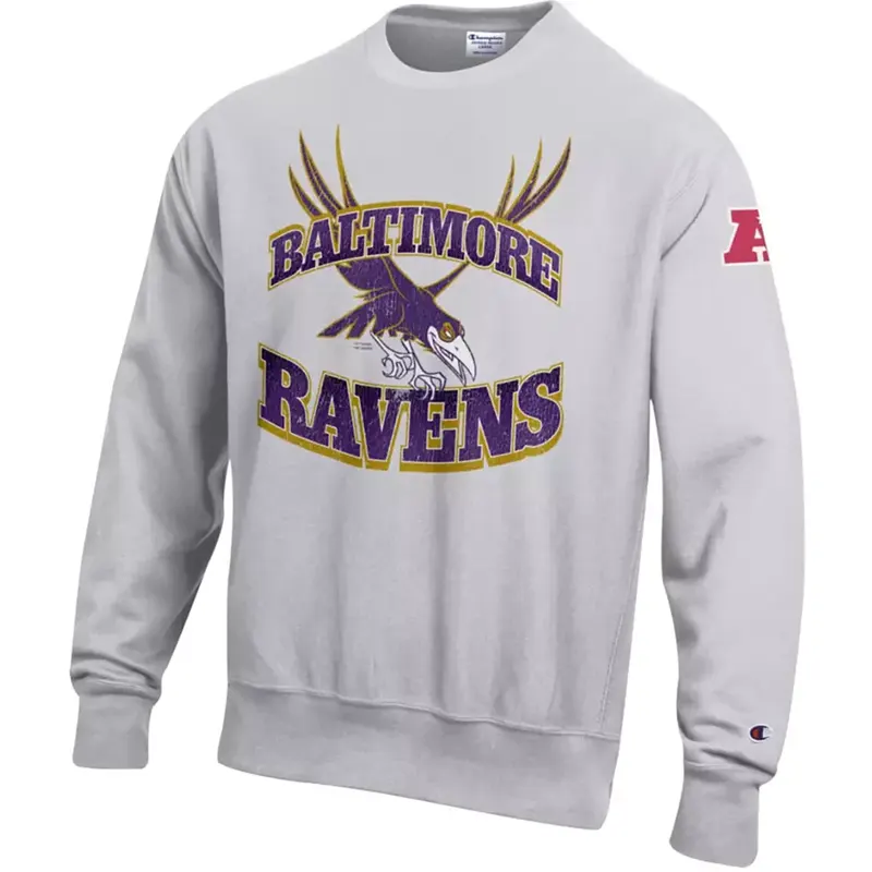 Champion NFL x Disney Maleficent's Raven Baltimore Ravens Pullover Sweatshirt