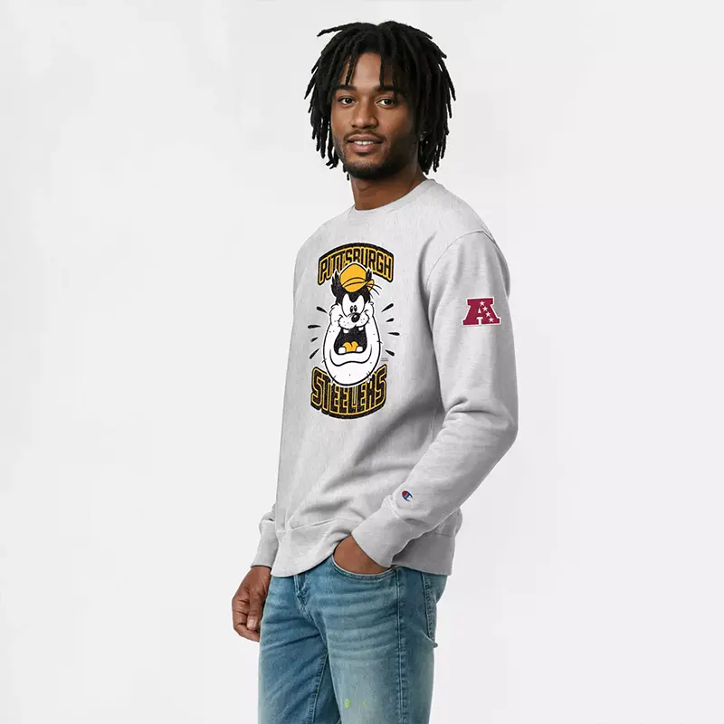 Champion NFL x Disney Pete Pittsburgh Steelers Pullover Sweatshirt - Image 5