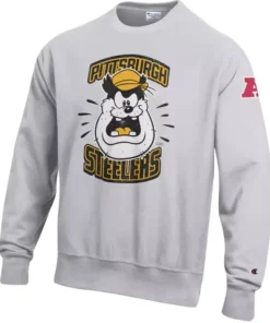 Champion NFL x Disney Pete Pittsburgh Steelers Pullover Sweatshirt