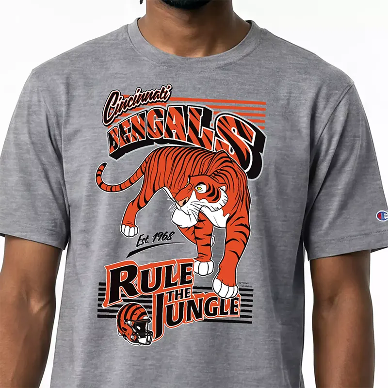 Champion NFL x Disney Shere Khan Cincinnati Bengals T-shirt - Image 3
