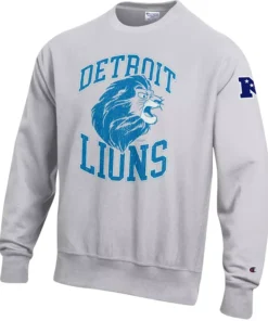 Champion NFL x Disney Simba Detroit Lions Pullover Sweatshirt