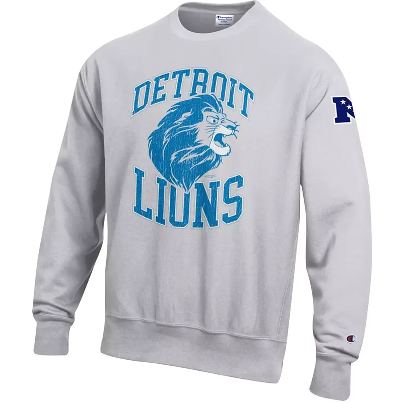 Champion NFL x Disney Simba Detroit Lions Pullover Sweatshirt