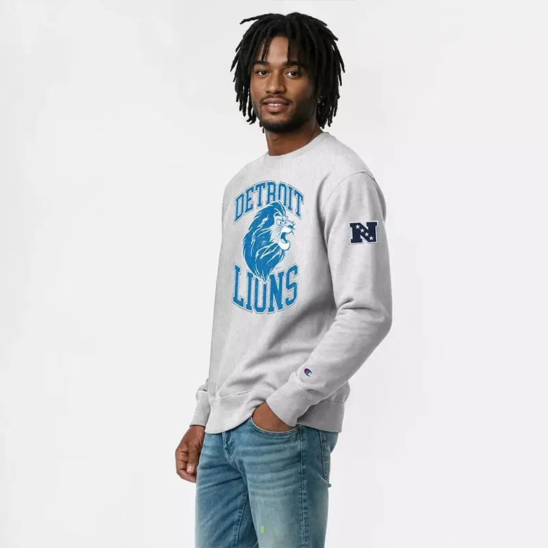 Champion NFL x Disney Simba Detroit Lions Pullover Sweatshirt - Image 5