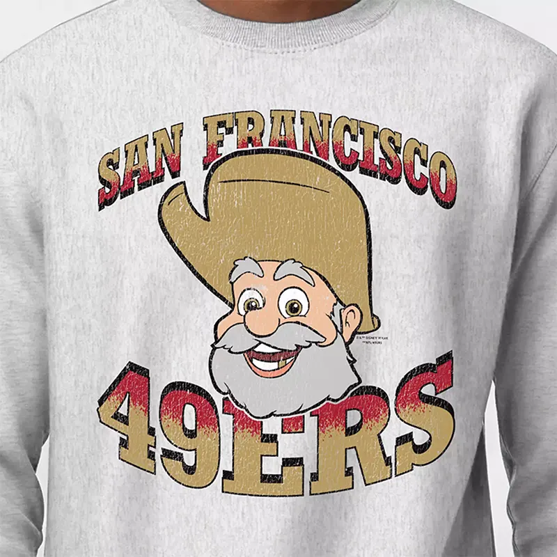 Champion NFL x Disney Stinky Pete San Francisco 49ers Pullover Sweatshirt - Image 3