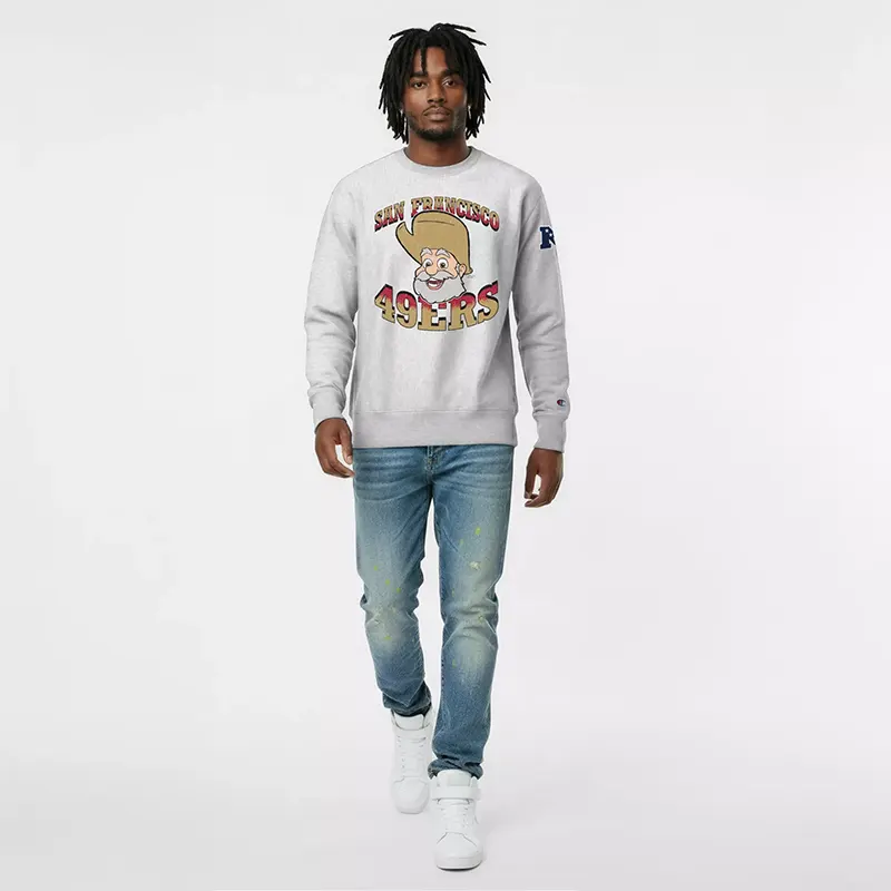 Champion NFL x Disney Stinky Pete San Francisco 49ers Pullover Sweatshirt - Image 6
