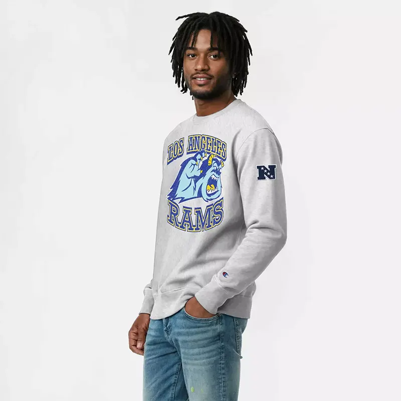 Champion NFL x Disney Sulley Los Angeles Rams Pullover Sweatshirt - Image 4