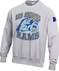 Champion NFL x Disney Sulley Los Angeles Rams Pullover Sweatshirt