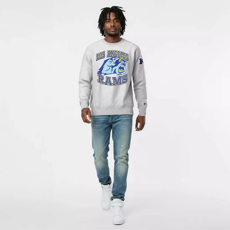 Champion NFL x Disney Sulley Los Angeles Rams Pullover Sweatshirt - Image 5