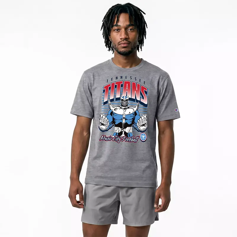 Champion NFL x Disney Thanos Tennessee Titans T-shirt - Image 3