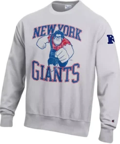 Champion NFL x Disney Wreck-It Ralph New York Giants Pullover Sweatshirt
