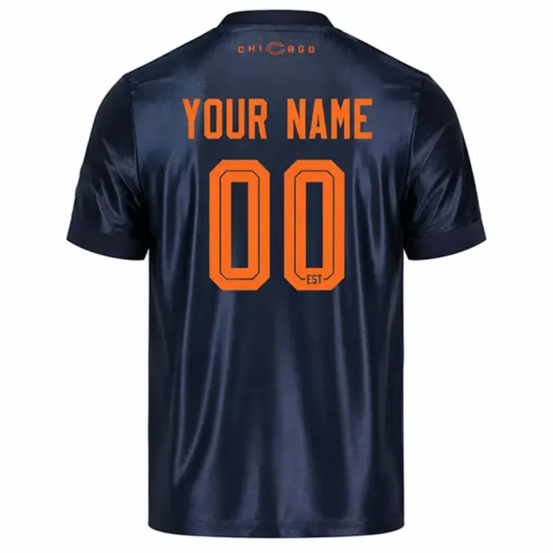 Chicago Bears Football x Football V-Neck Custom Shirt - Image 2