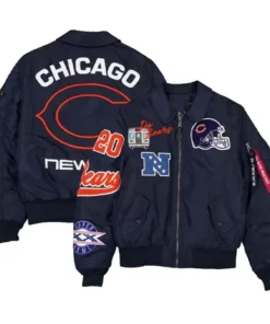 Chicago Bears New Era x Alpha Industries MA-1 Bomber Jacket
