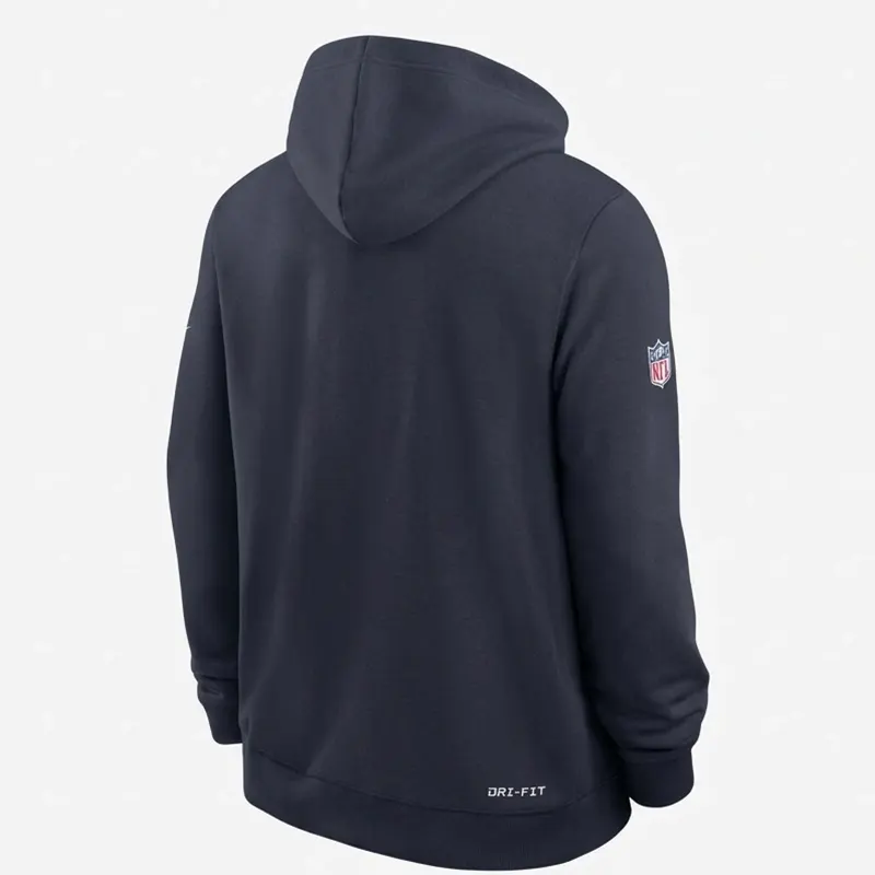 Chicago Bears Nike Sideline Standard Issue Dri-FIT Hoodie - Image 2