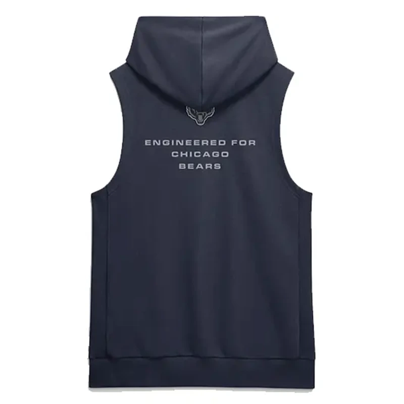 Chicago Bears Sideline Sleeveless Hoodie - Image 2
