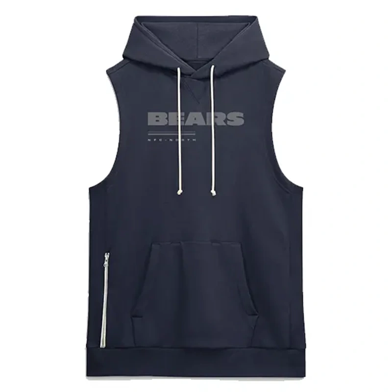 Chicago Bears Sideline Sleeveless Hoodie
