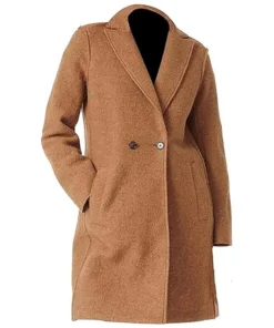 Classic Winter Woolen Brown Overcoat