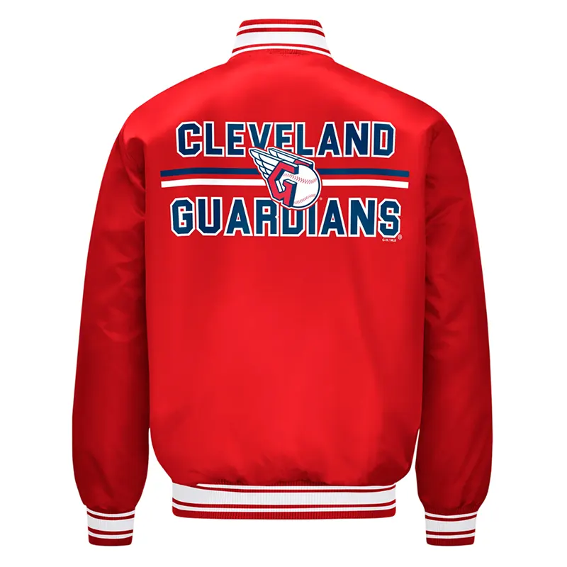 Cleveland Guardians Satin Jacket - Image 2