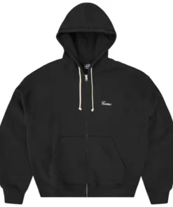 Corteiz Gabriel Moses Black Zip Hoodie