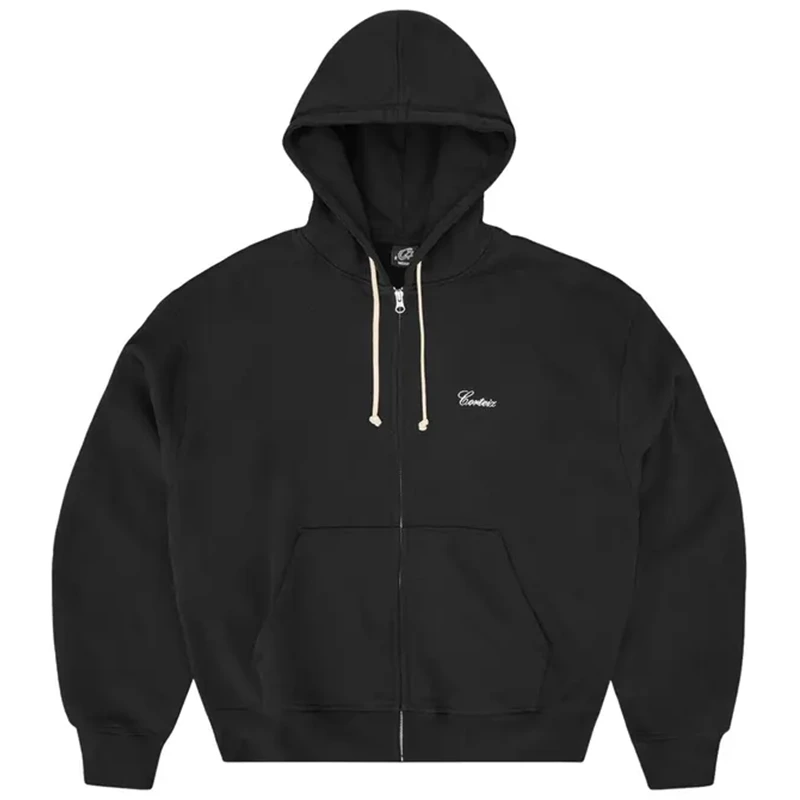 Corteiz Gabriel Moses Black Zip Hoodie
