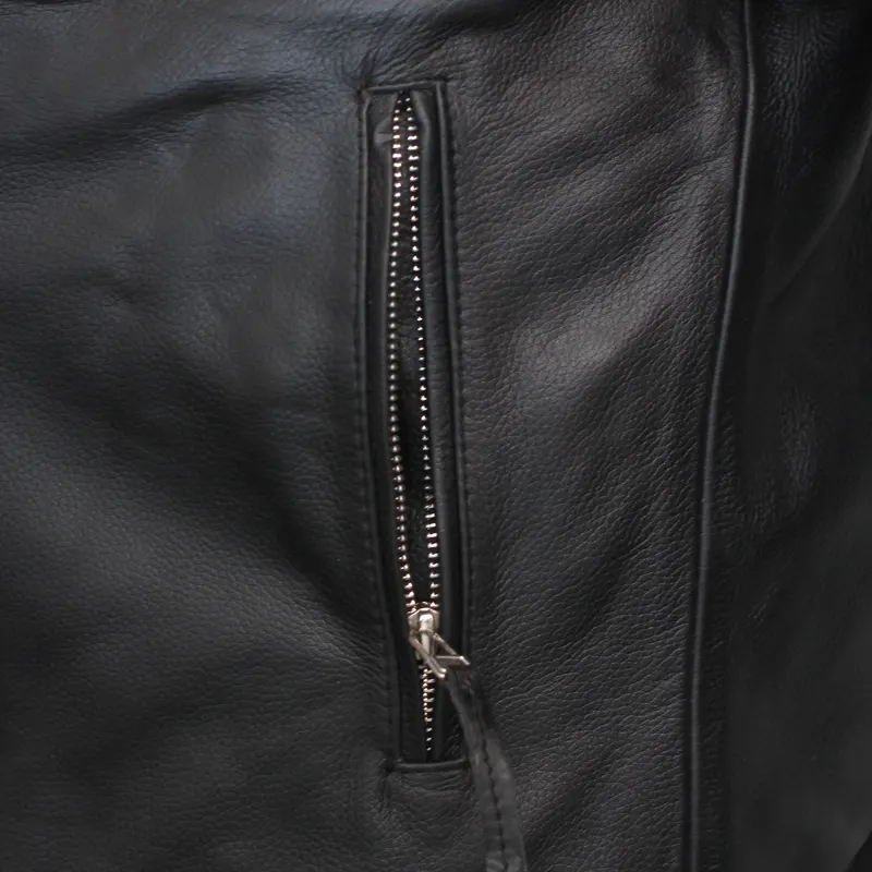 Hybrid Fight Club Mayhem Leather Jacket - Image 4