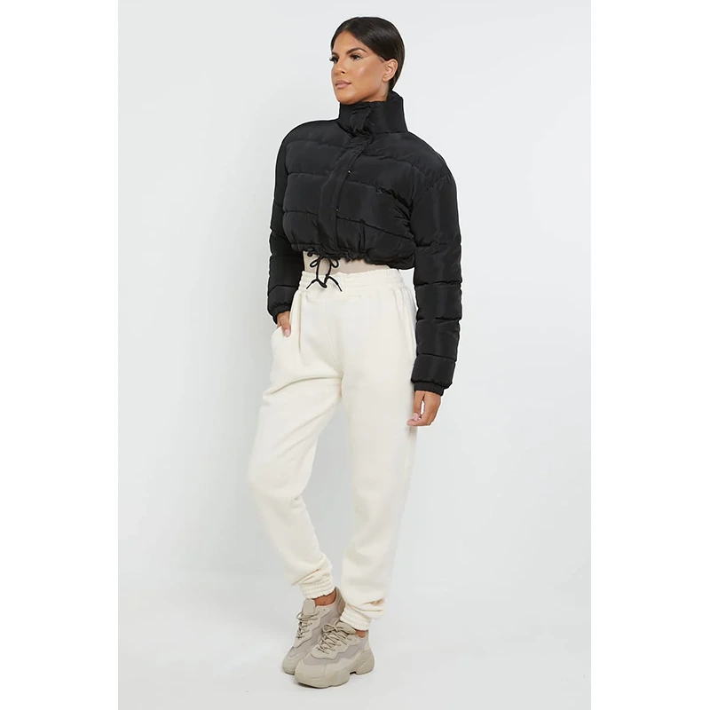 Cropped Puffer Jacket - Image 2