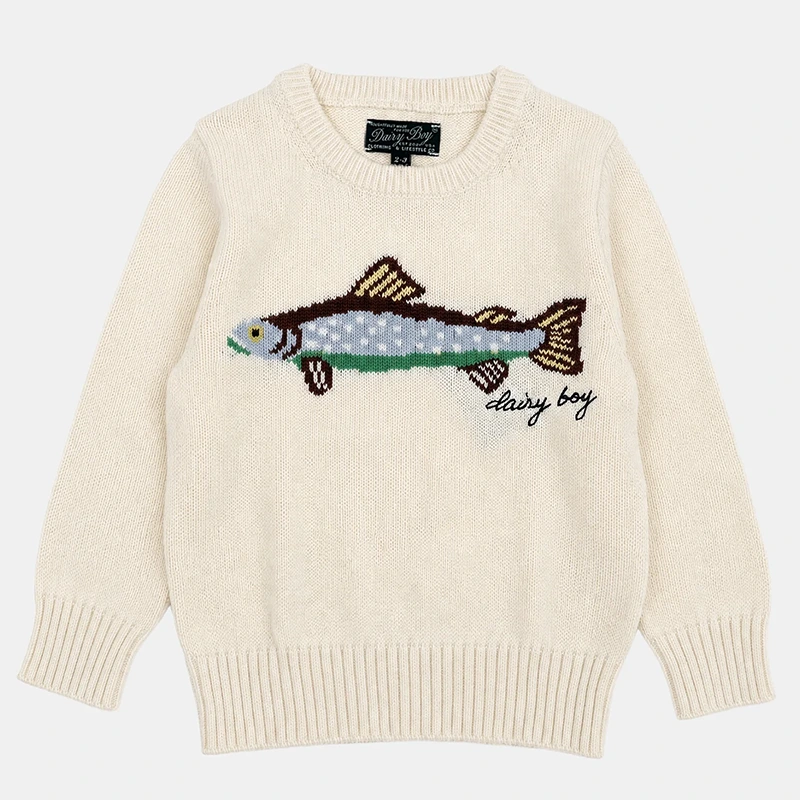 Dairy Boy Fish Sweater