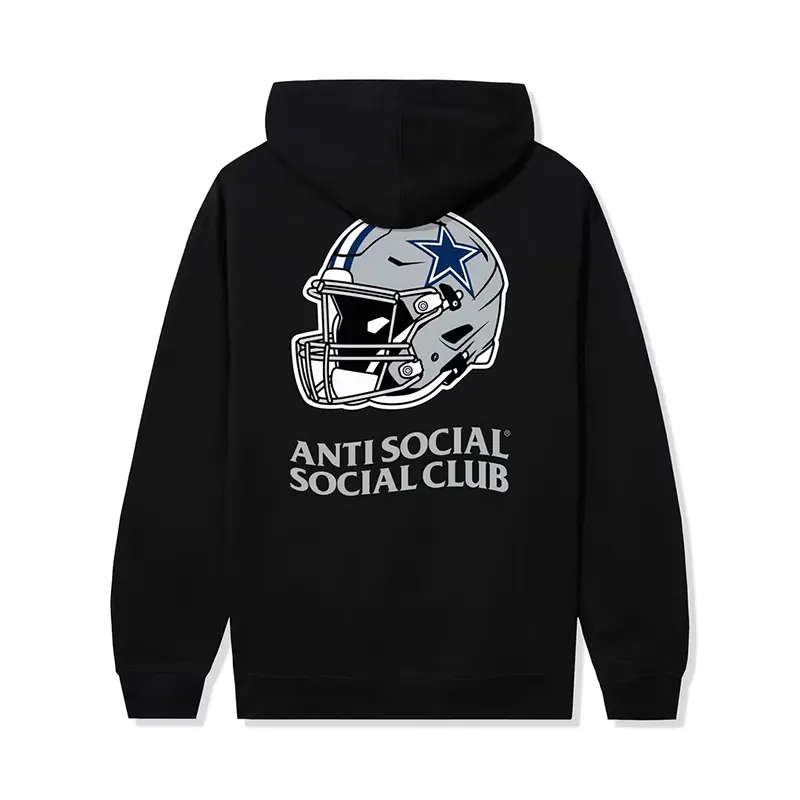 Dallas Cowboys AntiSocialSocialClub x NFL Black Impact Hoodie - Image 2