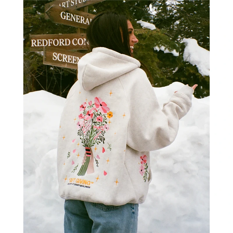 Dandy Worldwide "Gift Giving" Oversized Lux Hoodie - Image 2