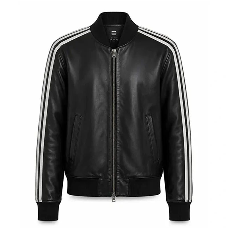 David Beckham World Cup 2026 Leather Track Jacket - Image 3