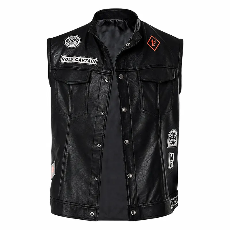 Deacon St. John Days Gone Leather Vest - Image 2