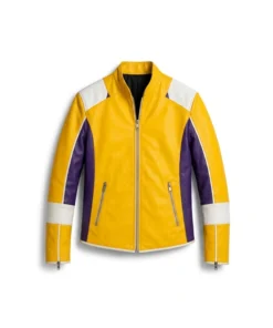 Dead As Disco Charlie Disco Yellow Leather Jacket