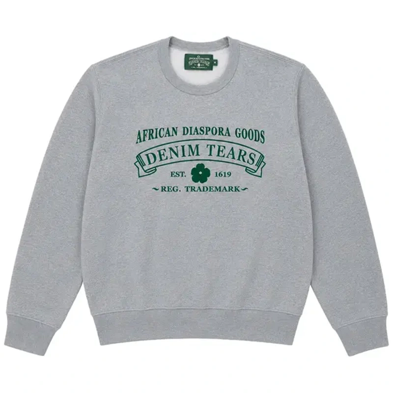 Denim Tears ADG Gray Crewneck