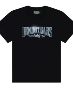 Denim Tears Adg Metal Black T-Shirt