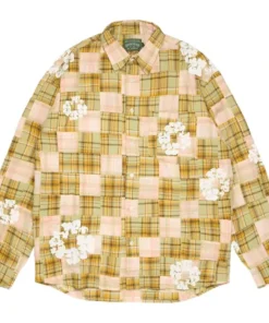 Denim Tears Cotton Wreath Long Sleeve Button Up Shirt