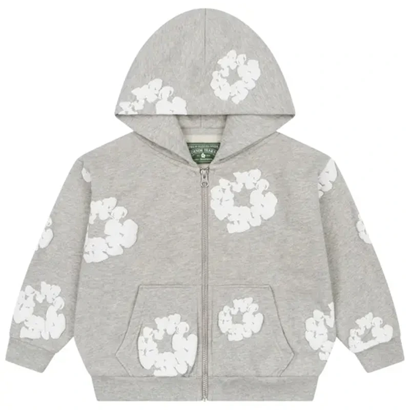 Denim Tears Cotton Wreath Zip Hoodie