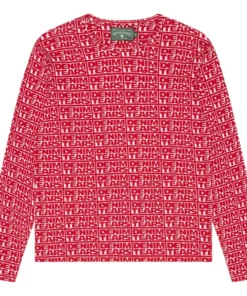 Denim Tears Larmes De Jean Jacquard Long Sleeve Tee