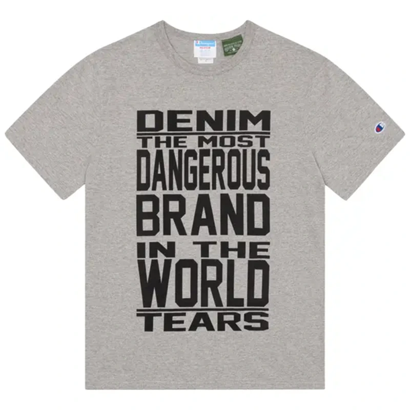 Denim Tears Most Dangerous Gray Tee