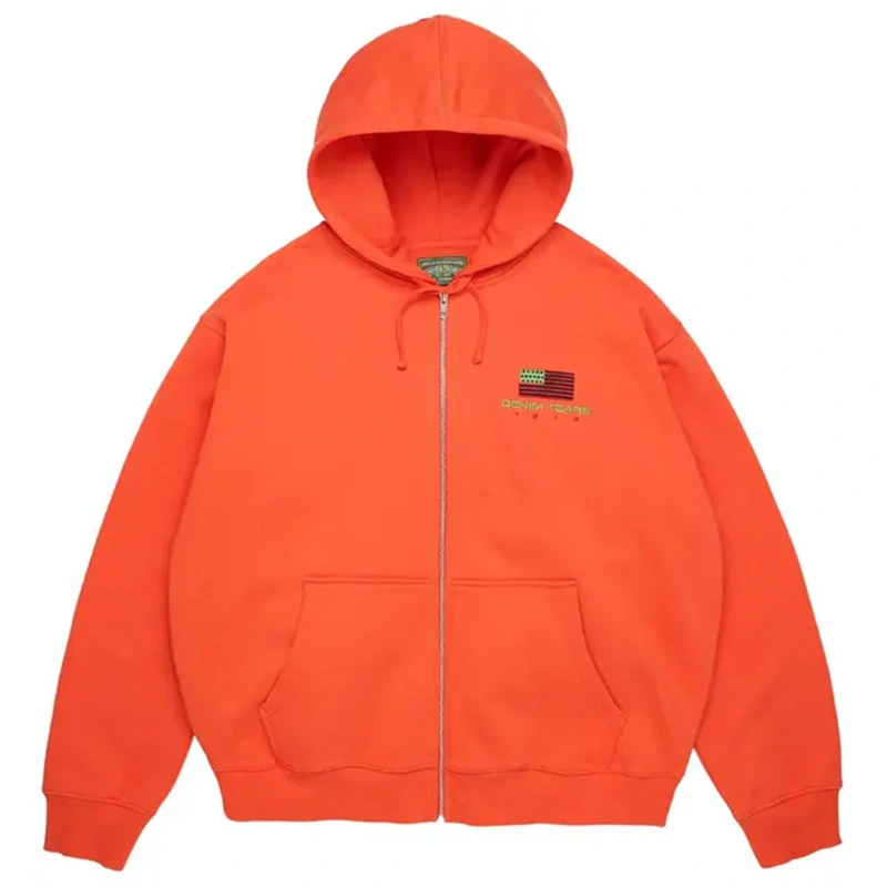 Denim Tears Pan African Zip Hoodie