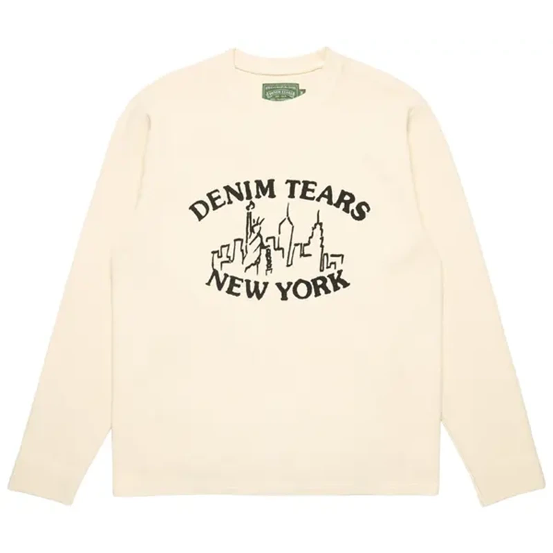 Denim Tears Skyline Oatmeal Thermal Shirt