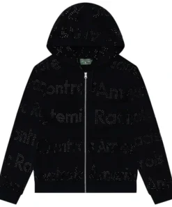 Denim Tears Systemic Racism Controls America Zip Hoodie