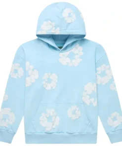 Denim Tears The Cotton Wreath Powder Blue Sweatshirt