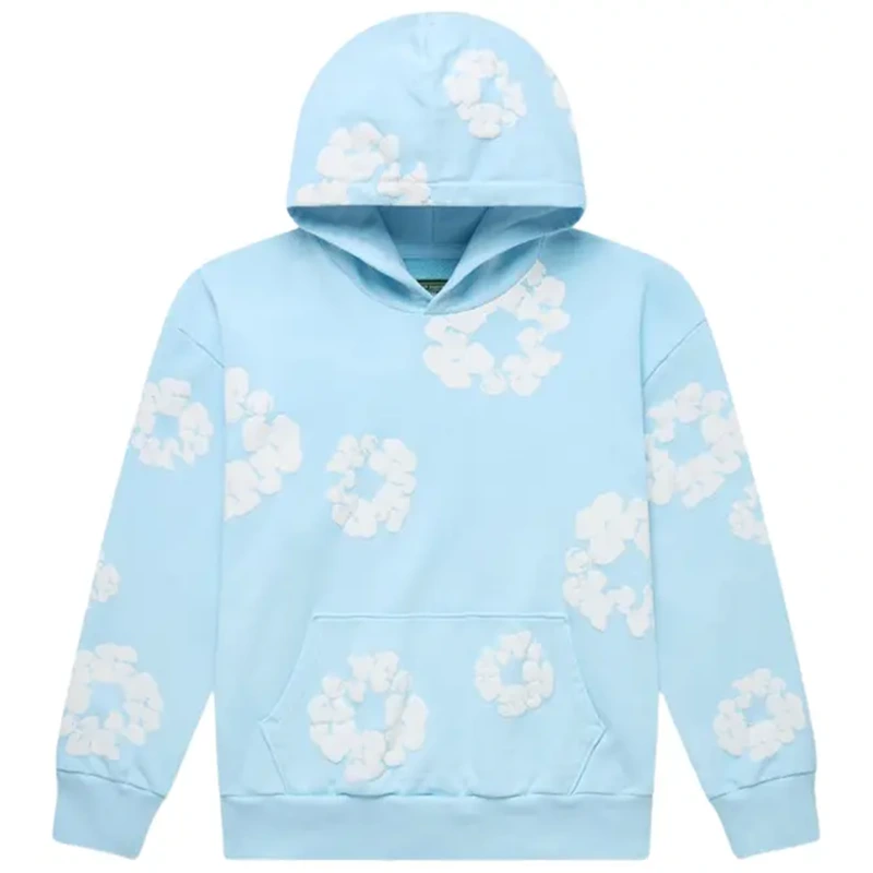 Denim Tears The Cotton Wreath Powder Blue Sweatshirt