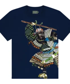 Denim Tears Yasuke Navy Blue Shirt