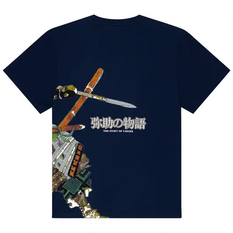 Denim Tears Yasuke Navy Blue Shirt - Image 2