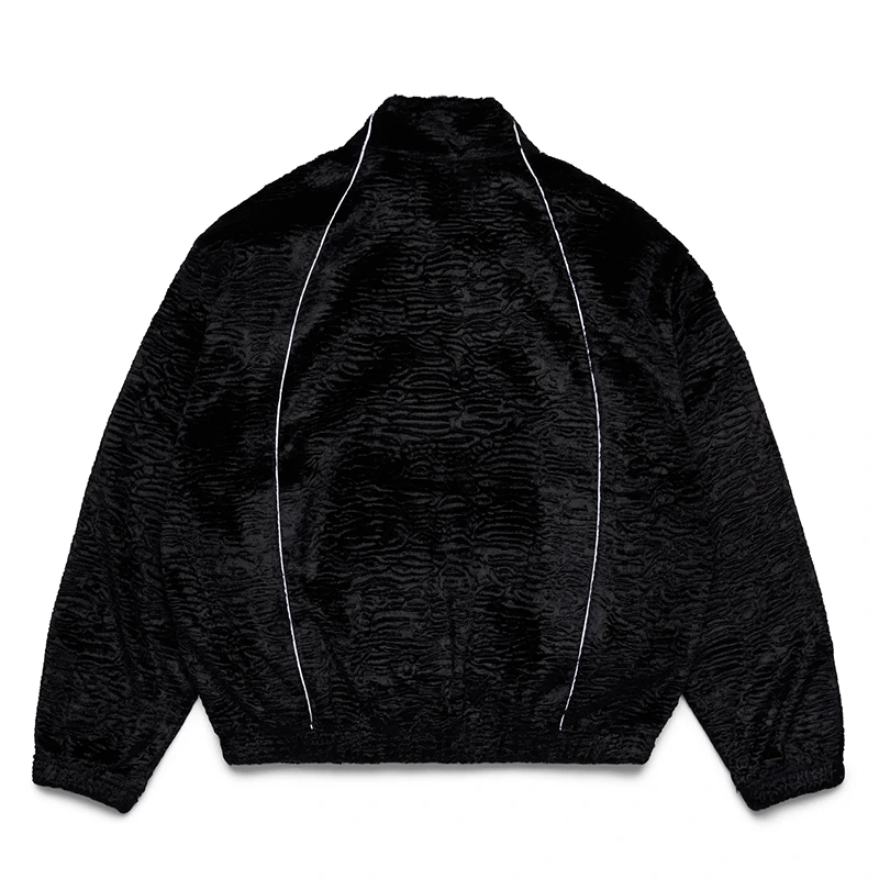 Denim Tears x André Leon Talley Faux Astrakhan Track Jacket - Image 2