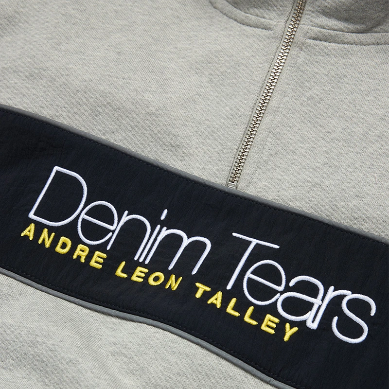 Denim Tears x André Leon Talley Quarter-Zip Sweatshirt - Image 3
