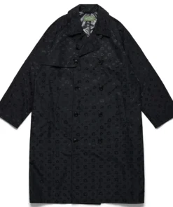 Denim Tears x André Leon Talley Wreath Monogram Trench Coat