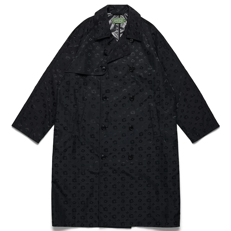 Denim Tears x André Leon Talley Wreath Monogram Trench Coat